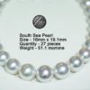 White South Sea Pearl Necklace 16 x 19.1mm - Image 2