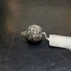 14k Ball Clasp w/ Diamonds (Hollow) - Image 2