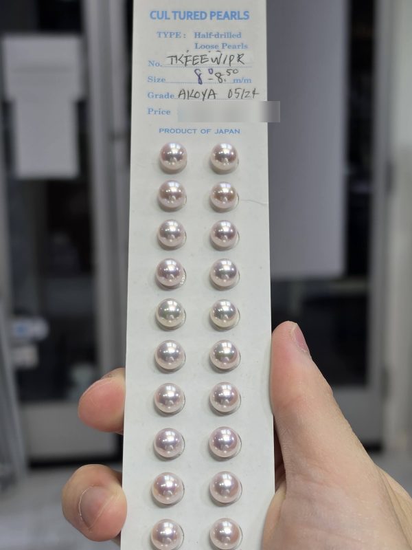 Japanese Akoya Loose Pearl Pair – 8-8.5mm